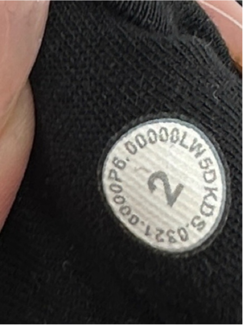Lululemon Ribbed High-Rise Jogger 25" *7/8 Length heathered black sz 2 - Picture 10 of 10